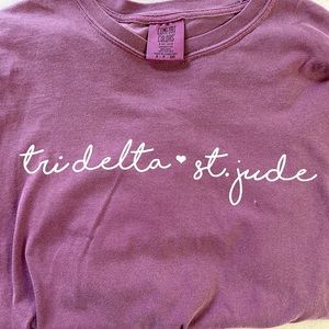 Tri Delta Comfort Colors long sleeve